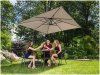 Parasol ogrodowy wiszący 250x250cm UNIPRODO 10250524 UNI_UMBRELLA_SQ250CR_N
